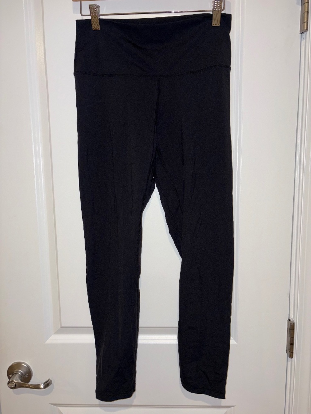 Colorful Koala Black Ankle Length Leggings Size XL High Waist - Picture 2 of 4